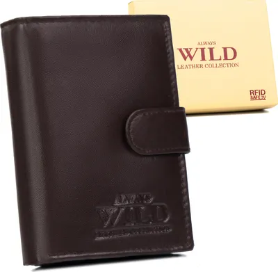 Immagine prodotto di Portafoglio da uomo in pelle N4L-P-SCR-7858 D.Brown