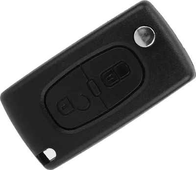 Produktbild von Key FOB Case, lange Haltbarkeit schwarzer Schale Glattes Ersatz für Peugeot 2008 3008 5008 Auto