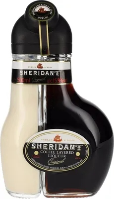 Produktbild von Sheridan's Coffee Layered Double Liqueur | 15,5 % vol | 0,5 l