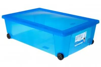 Immagine prodotto di Confezione Rollbox Con Ruote 59X39X18,5 Blu' Co