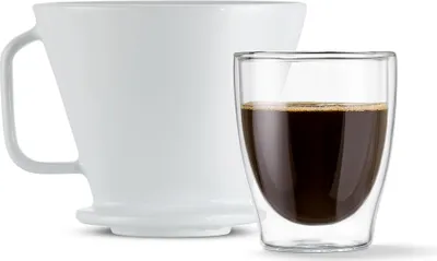Produktbild von Tchibo Kaffeefilter, Filtergröße 4,  Spülmaschinengeeignet, Keramik, Weiß