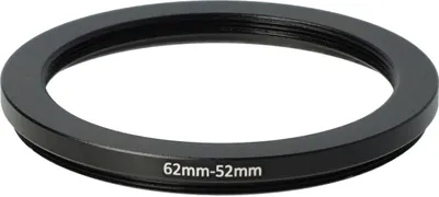 Produktbild von vhbw Step-Down-Ring Adapter 62 mm auf 52 mm für Kamera Objektiv - Filteradapter Metall