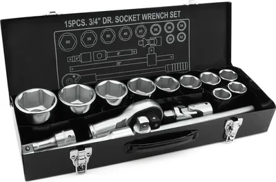 Produktbild von 3/4"-Werkzeugsatz, 15-teilig – YT-1334