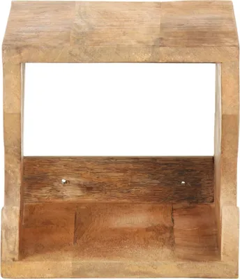 Produktbild von vidaXL Naścienny stojak na rowery 35x25x25 cm Szorstkie lite drewno mango