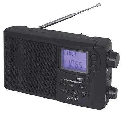 Produktbild von Akai APR-2418, Tragbar, Digital, AM, FM, SW, 0,8 W, LCD, 3,5 mm