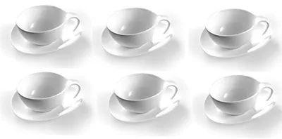 Obrázek produktu pro Sada 6 porcelánových šálků s podšálky