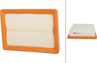 Produktbild von Luftfilter-Einsatz 246 x 169 mm HELLA passend für u.a. FIAT MAREA