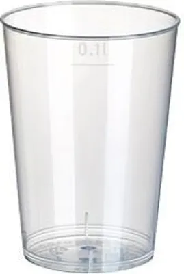 Produktbild von Mehrweg-Trinkbecher PP 0,1 l Ø 5,2 cm · 7,4 cm transluzent