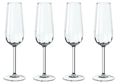 Produktbild von Villeroy & Boch Rose Garden Sektkelch, Set 4tlg. 250 mm klar Vorteilsset 2 Stück 1137258130 4003686420335