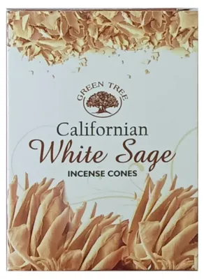 Produktbild von Green Tree Räucherkegel "White Sage" 10 Stk.