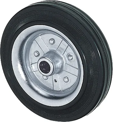 Produktbild von Rad RadØ 80 mm 50 kg verzinkt Vollgummibereifung Vollgummirollen