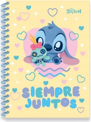 Produktbild von B5 100 k. Kunststoff-Spiralheft Disney Fashion Stitch Muster 1