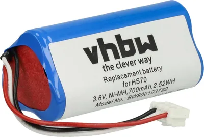 Produktbild von vhbw Akku kompatibel mit Tondeo ECO XP Haarschneidemaschine (700 mAh, 3,6 V, NiMH)