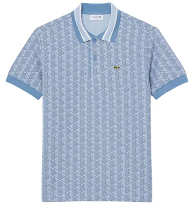 Obrázok produktu pre Polo tričko Lacoste, model Lacoste Col Bord-Cotes, krátky rukáv, svetlomodrá farba, uni