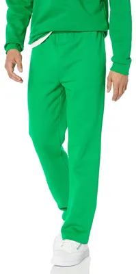 Immagine prodotto di Pantaloni da jogging in pile da uomo Essentials, con orlo aperto (disponibili in taglie extra)