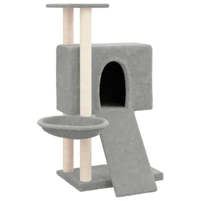 Immagine prodotto di vidaXL Graffiatoio in sisal Grigio chiaro 96 cm