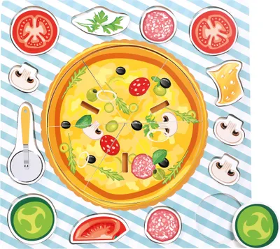 Produktbild von Puzzle Pizza, 20 tlg.