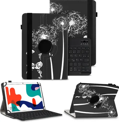 Produktbild von Schutzhülle Huawei MatePad 10.4 Hülle Tablet Tasche QWERTZ Bluetooth TastaturFarben:Motiv 12
