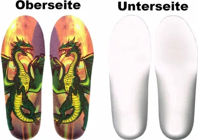 Produktbild von Kinder Einlegesohlen Drachen 33
