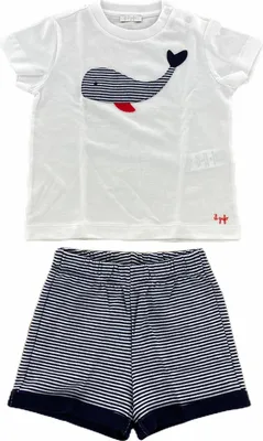 Immagine prodotto di A44 completo maglia + shorts bimbo BOY IL GUFO t-shirt + shorts kids