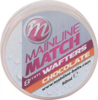 Produktbild von Mainline Baits Match Dumbell Wafters 8 mm - Orange Choclate -