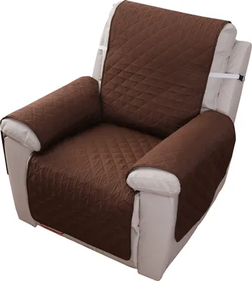 Immagine prodotto di Protezione poltrona 1 posto reclinabile universale reversibile trapuntata imbottita protezione poltrona copridivano copridivano, marrone