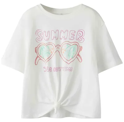 Produktbild von T-Shirt Name It 13253441-CLOUDDANCER für Mädchen