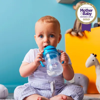 Zdjęcie produktu dla Bidon 240ml ze słomką malinowy