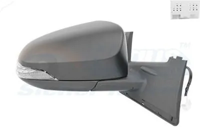 Produktbild von VAN WEZEL 5428808 Außenspiegel Seitenspiegel Rechts für TOYOTA Yaris Schrägheck (P13) Konvex Beheizt