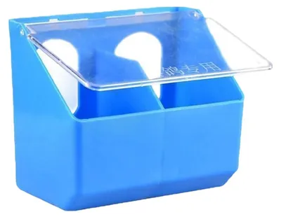 Image de Distributeur de nourriture étanche pour oiseaux avec couvercle