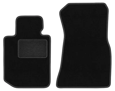 Immagine prodotto di Tappetini anteriori in moquette per BMW 2 G42 2021-2022 (coupé) – 2 pezzi, neri, su misura – Wielganizator LUX