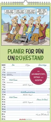 Produktbild von Planer für den Unruhestand 2026 - Familien-Planer 19,5x45 cm