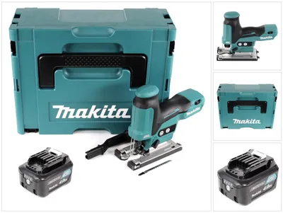 Immagine prodotto di Makita JV 102 DM1J Seghetto alternativo a batteria 10,8 V in Makpac + 1x batteria 4,0 Ah - senza caricabatteria