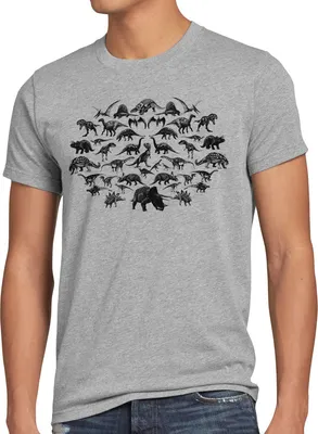Produktbild von style3 Sheldon Monsters Herren T-Shirt dinosaurier urzeit