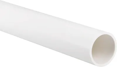 PVC-Rohr 28x32 mm, 350 mm Länge, rund, weiß