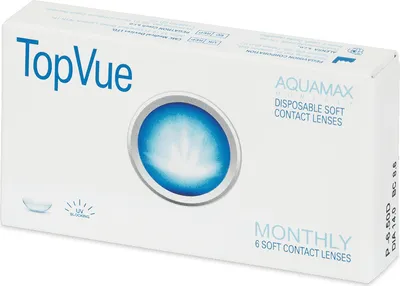 Produktbild von TopVue Monthly (6 Linsen) Stärke: -10.50, BC: 8.60, DIA: 14.00