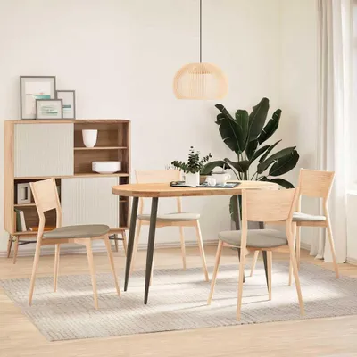 Immagine prodotto di vidaXL Gambe del tavolo consolle a forma conica 4 pezzi in acciaio naturale 72-73cm acciaio
