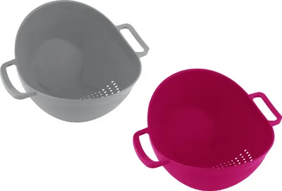 Produktbild von Axentia 2-in-1-Salatschüssel m. Sieb, Kunststoff