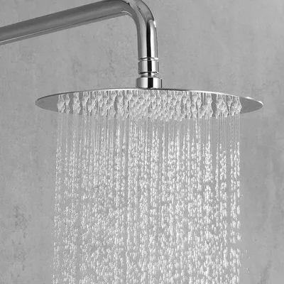 Produktbild von Regendouchekop aus Edelstahl, Durchmesser 20 cm, Rund, Chrom, Silber