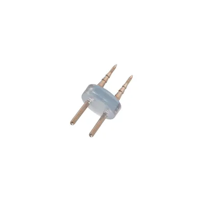 Produktbild von 2 PIN-Stecker für Runden Neonstreifen 360º y LED-Schlauch 220V AC IP65 Schnitt alle 100 cm Weiß