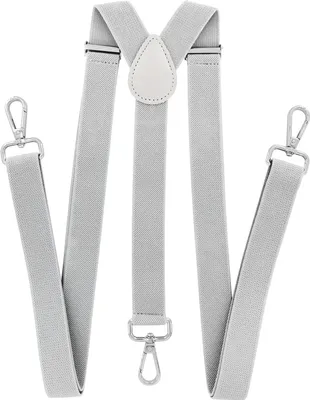 Produktbild von axy Herren Hosenträger 3 robusten Karabiner Verschluss 2,5 cm breit Y-Form verstellbar und elastisch 120cm Lang