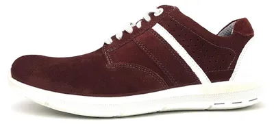 Image de Jomos Rogato : chaussures à lacets pour hommes, rouge, taille 41