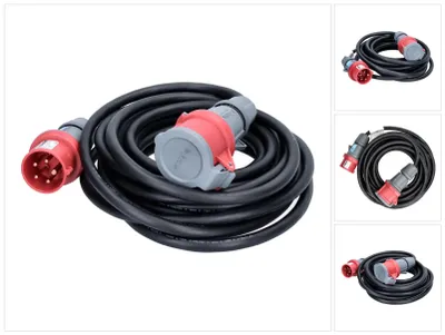 Produktbild von Brennenstuhl CEE Verlängerungskabel IP44 10m schwarz H07RN-F 5G2,5 5-polig, 1167740