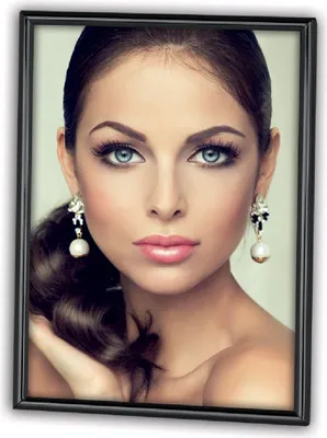 Produktbild von ZEP Fotorahmen BL0134 Black Metall 7x10 cm