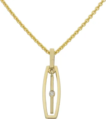 Produktbild von JuwelmaLux Anhänger 585/000 (14 Karat) Gold mit Brillant JL30-02-2954