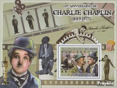 Produktbild von Briefmarken Sao Tome e Principe 2009 Mi Block689 (kompl.Ausg.) postfrisch Charlie Chaplin