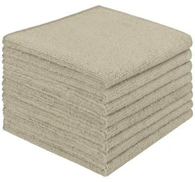 Immagine prodotto di Panno in microfibra per la pulizia, senza pelucchi, lavabile, confezione da 8, dimensioni 30x30 cm