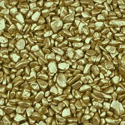 Produktbild von NUGGETS metallic 6-8mm. 5kg. GELBGOLD