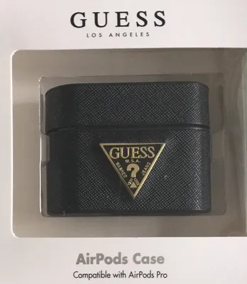 Produktbild von Guess Saffiano - Hlle Airpods Pro (Schwarz)