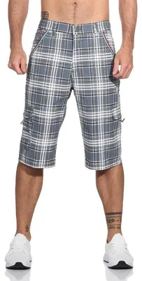 Produktbild von Herren 3/4 Kurze Hose Bermuda Shorts Karo Sommer / Muster 3-30